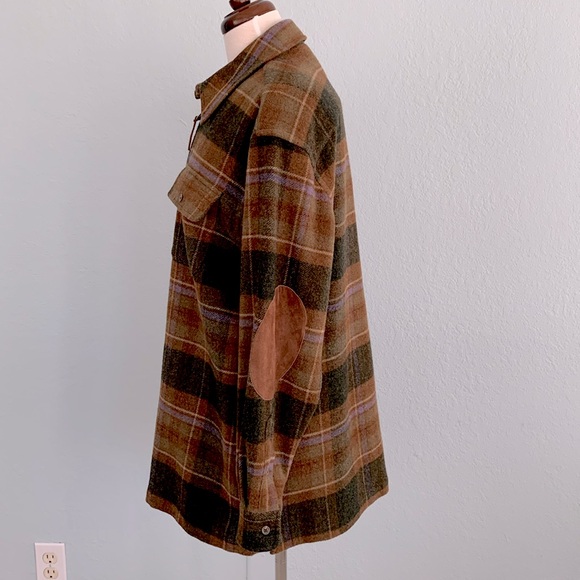 Lauren Ralph Lauren Lambswool Plaid Zip - Picture 6 of 15